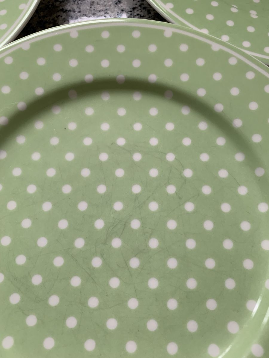 Greengate Piatti: 5 Teller von Greengate Dotty pale green – Usato da Ellikon an der Thur venduto da Bali1999 3