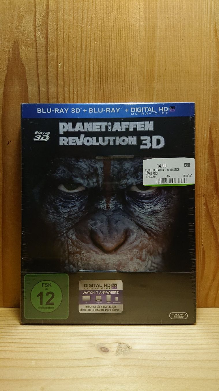 Tutti i DVDs: PLANET DER AFFEN Revolution in 3D und 2D Blu-Ray – Nuovo (secondo la descrizione) da Wilderswil venduto da Exebub