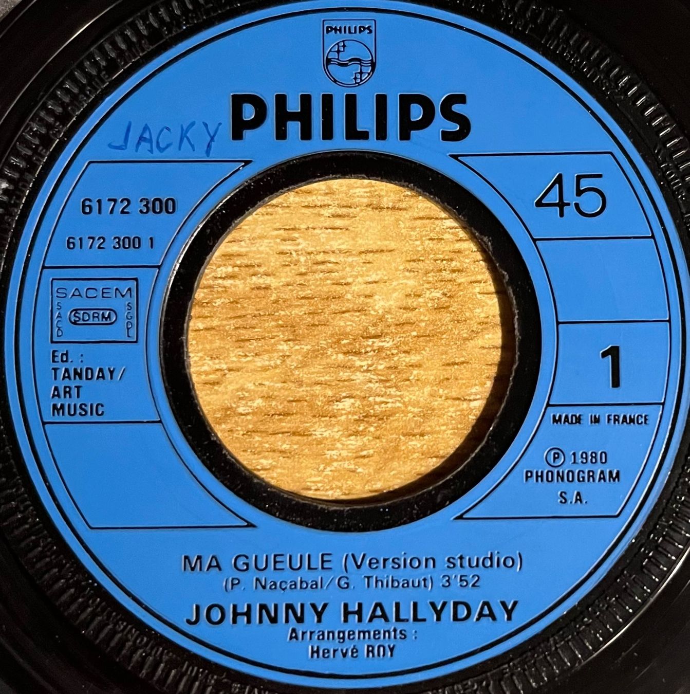 Schallplatten: JOHNNY HALLYDAY - MA GUEULE – Gebraucht aus Bussigny von vinyl-pas-cher 2