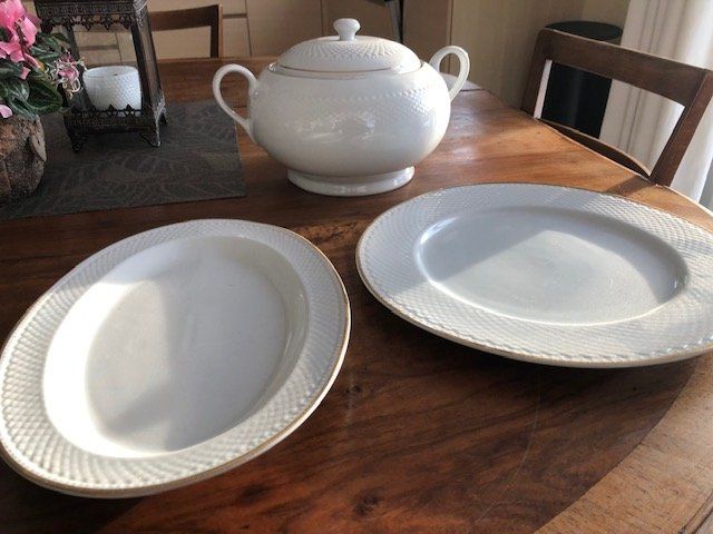 Service Vaisselle MÄSER Barca 68 Pièces - Porcelaine Blanche Moderne Pour 8 Personnes