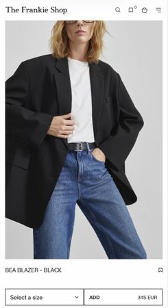Blazer bleu marine The Frankie Shop BEA Taille XS