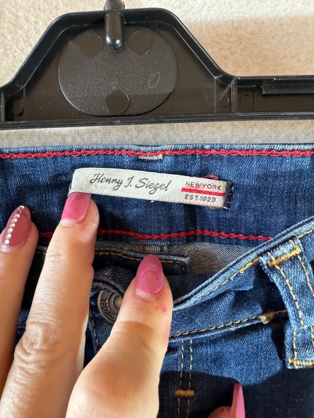 Jeans: blaue Jeans von HIS Gr. – Gebraucht aus Grosswangen von second_hand_dress 3