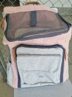 Tierrucksack AniOne rosa/grau guter Zustand