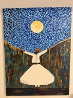 Gemälde (Acryl) “Tanz des Derwish“