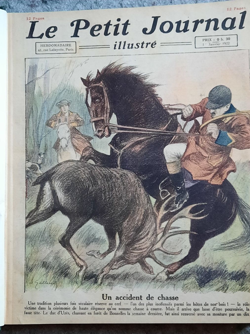 Riviste & Magazine: Le petit journal de 1922 – Usato da Murten venduto da Meryflo 4