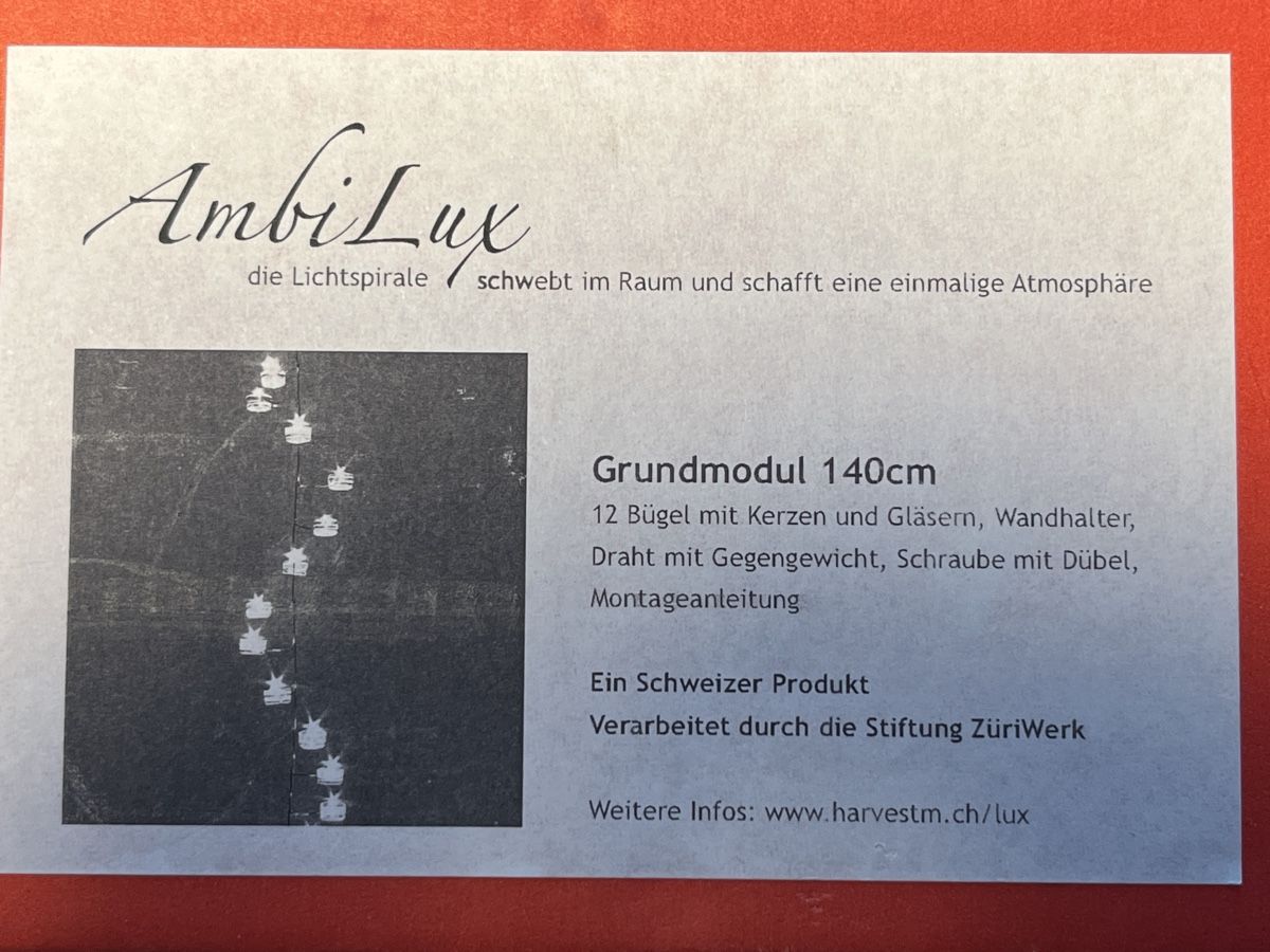 Portacandele: AmbiLux Lichtspirale – Usato da Basel venduto da pas_mue