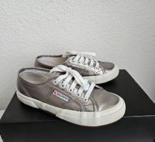 Superga Schuhe, Grau/Silber, Grösse 35