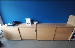 Zwei Schraenke mit Schiebetüren IKEA BEKANT