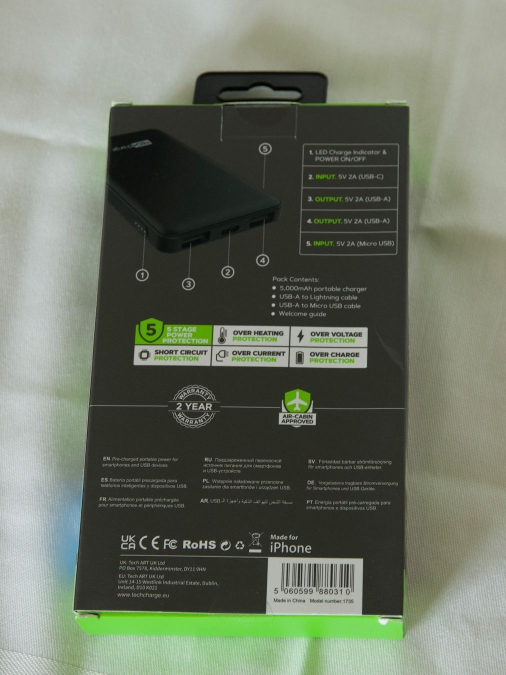Batterie: Power Bank (5000 mAh) – Nuovo e nell'imballaggio originale da Bern venduto da Vyoga 4