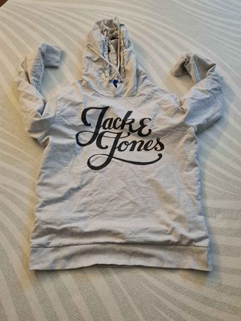 Jack & Jones Hoodie Gr. M, Hellgrau, Lässiger Style