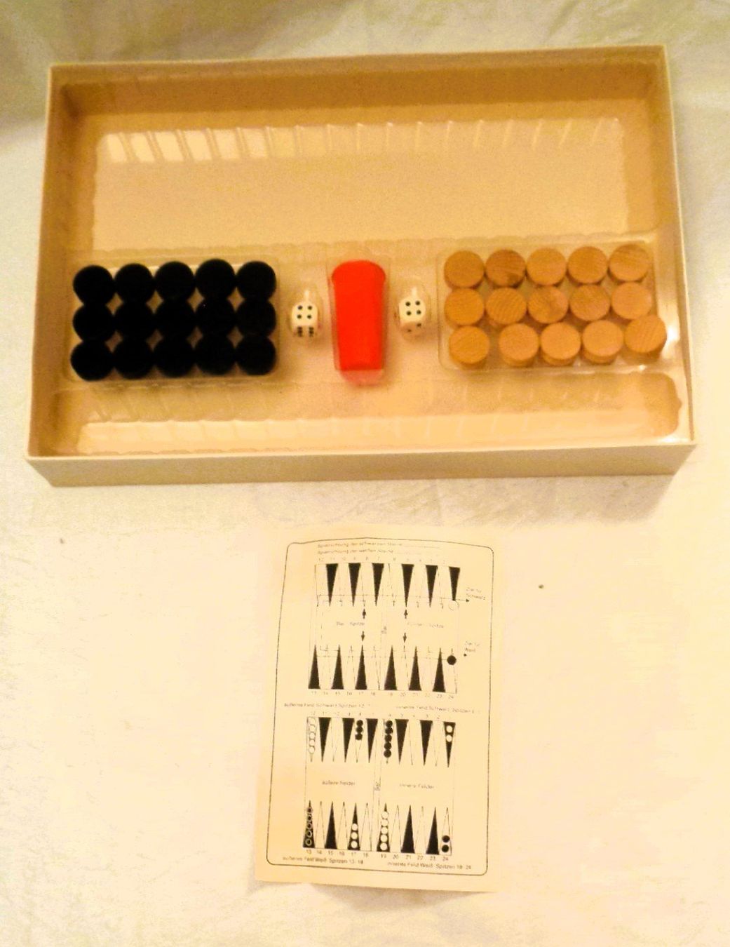 Spiele: Orginal Tric Trac Backgammon / Spiel 70er Jahre – Gebraucht aus Bellach von JingleJerry 4