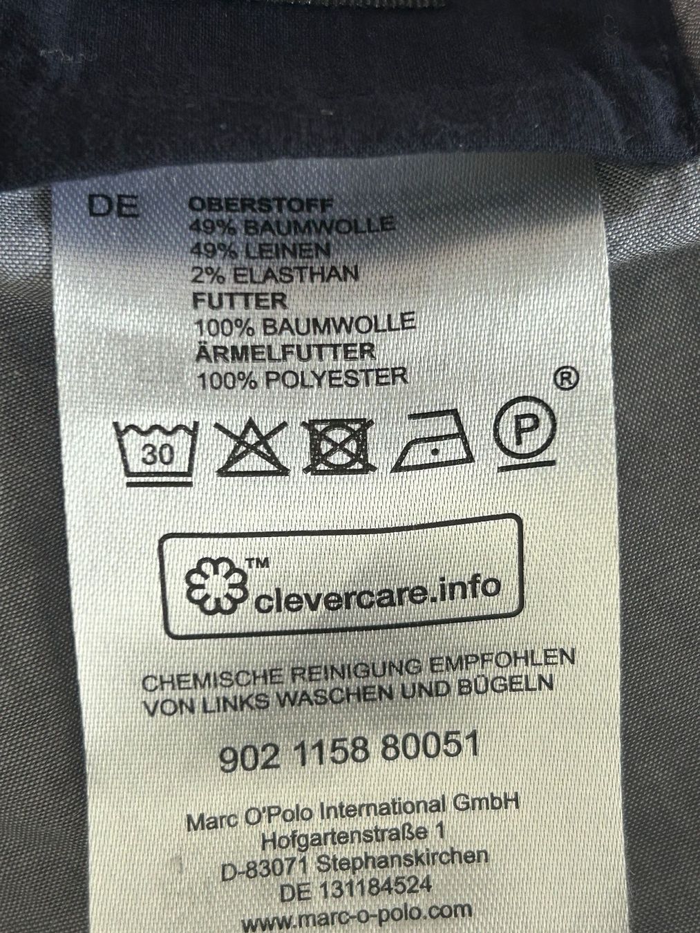 Marc O'Polo Giacche: Marc O'Polo Blazer, Gr.38, 49%Leinen – Usato da Horn venduto da Resvi 4