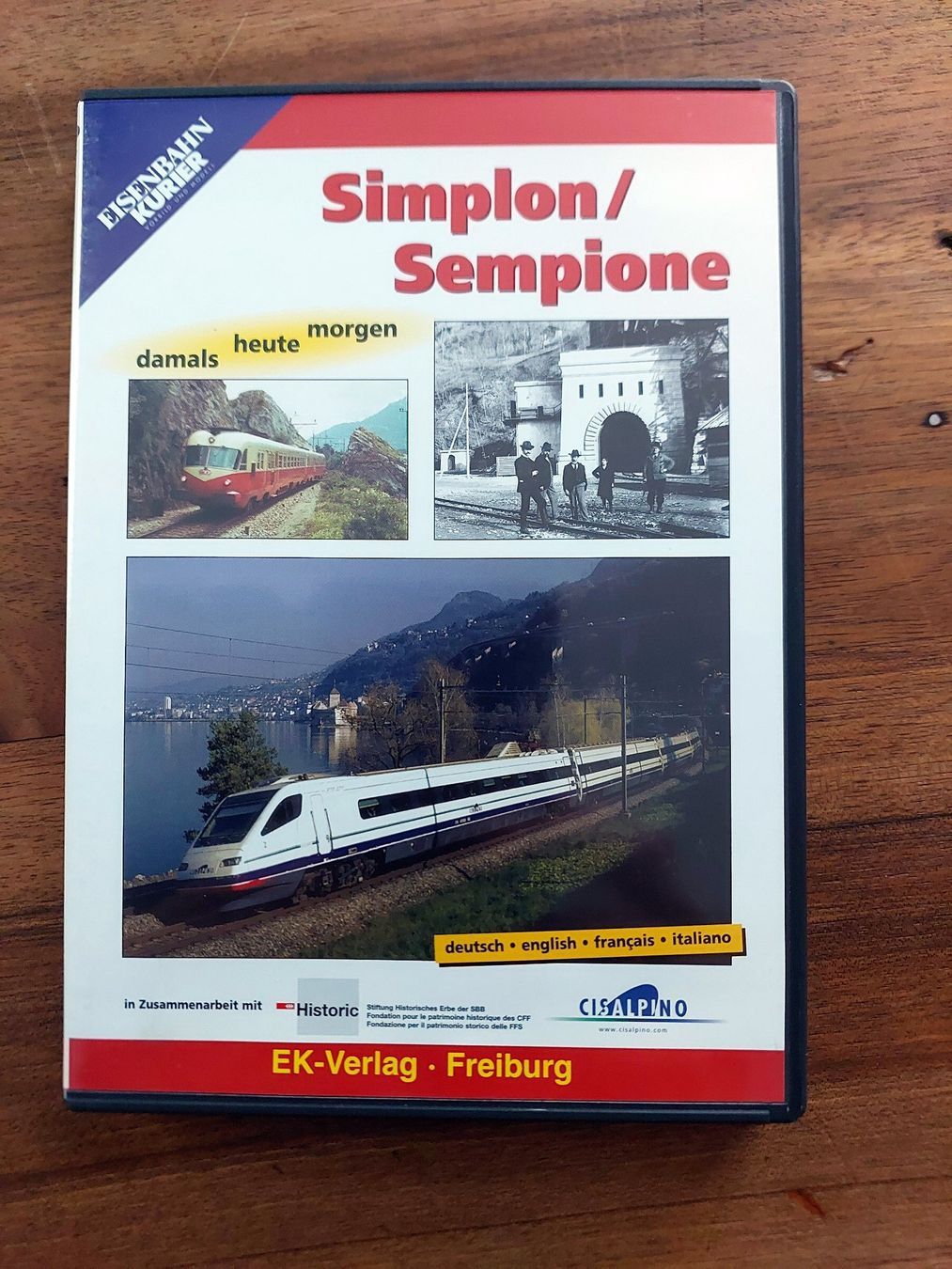 Tutti i DVDs: Simplon/Sempione - Eisenbahn-Kurier - DVD – Usato da Schönenwerd venduto da Steidi