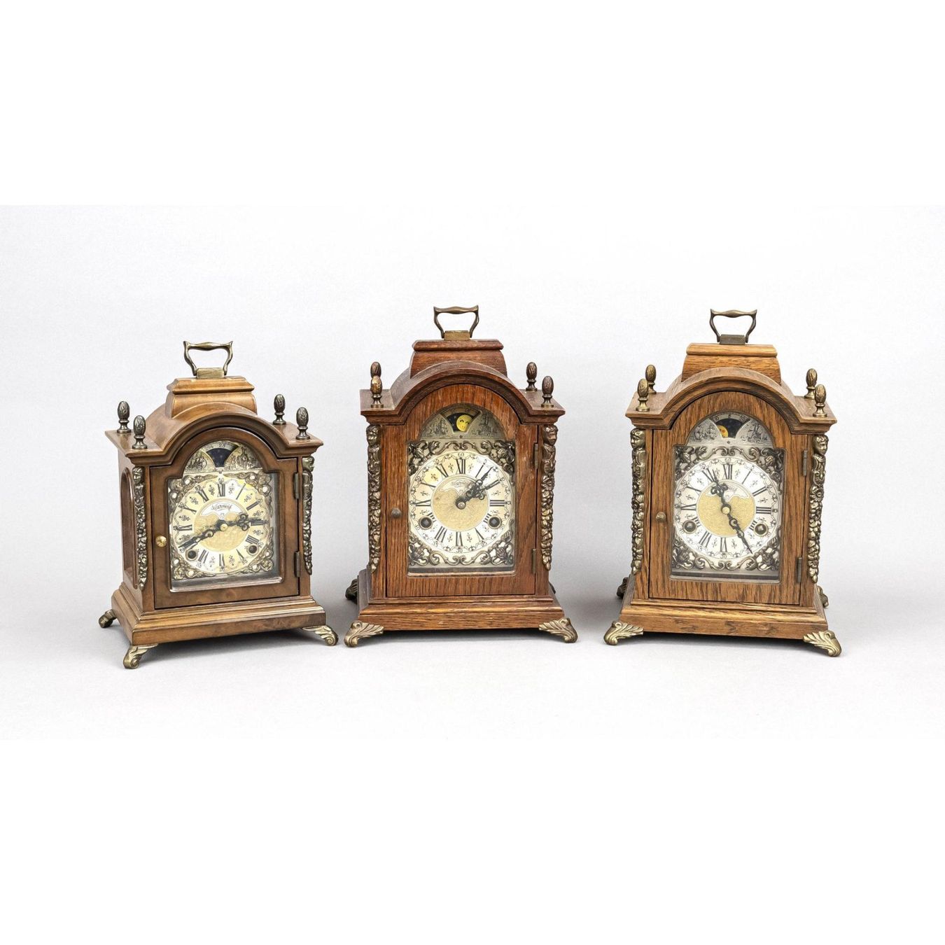 Orologi da terra & Orologi da parete: 3 Warmwink table clocks Tischuhren Horloges , 20th c – Usato da Morges venduto da 4WLS 1
