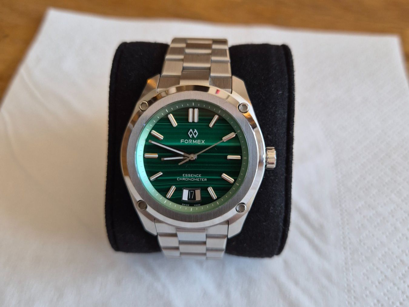 Formex Montres: Formex Essence Chronometer Uhr Malachit Zifferblatt 39mm – D'occasion à Bülach par Utopia05