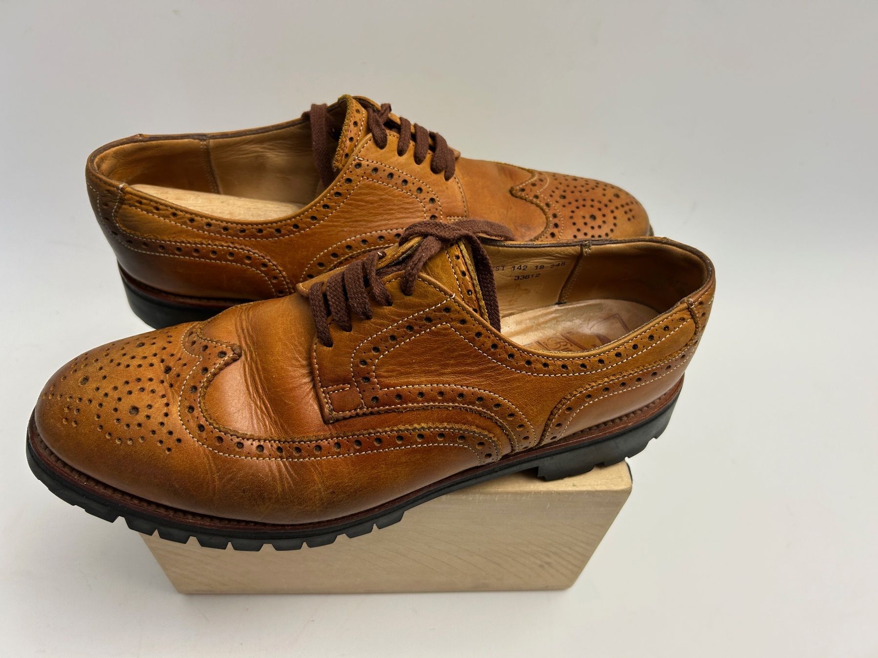 Scarpe da uomo: Herrenschuh, echte Budapester Wintertauglich, Gr. 10 – Usato da Rheineck venduto da emma.gut 3