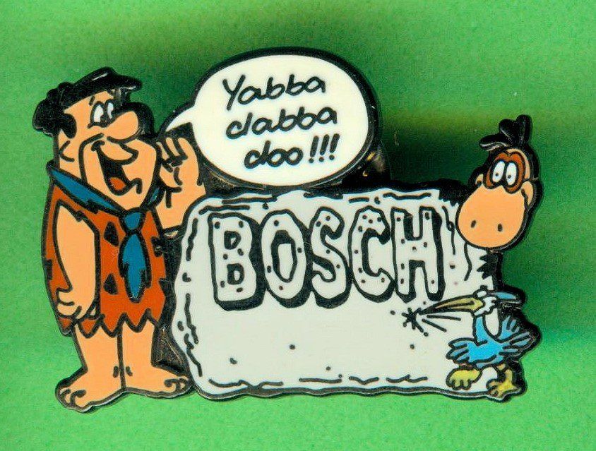 Placchette & Badge: BOSCH  Yabba dabba doo !!! – Usato da Winterthur venduto da Sammleroase