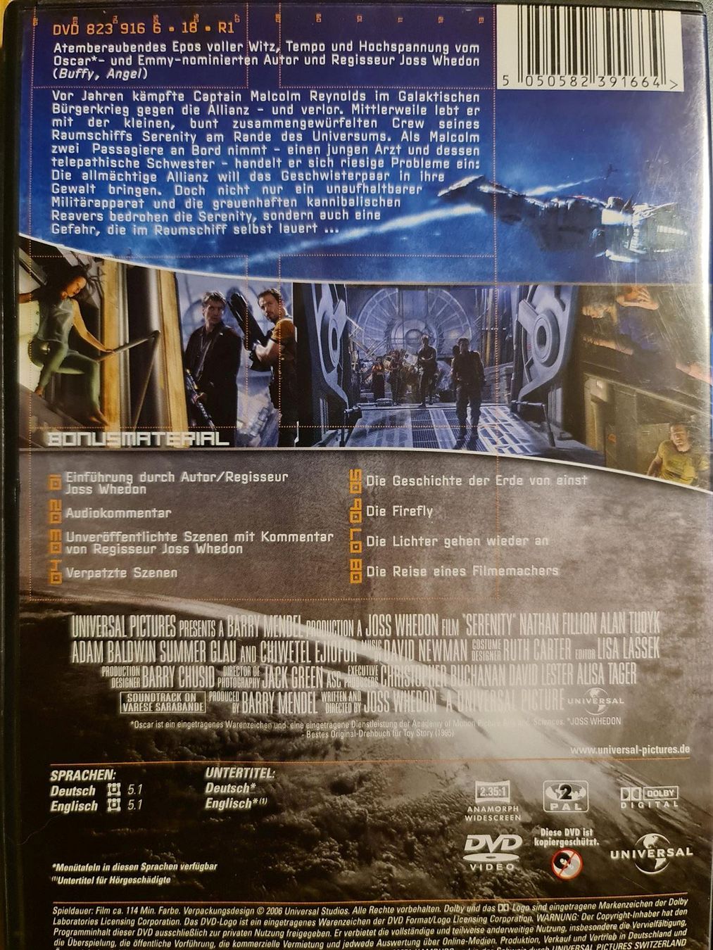 Tutti i DVDs: DVD Serenity – Usato da Dintikon venduto da Vexi 1