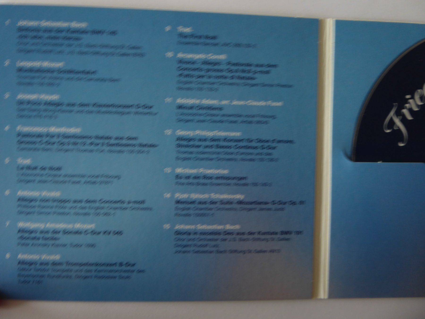 CDs: 2 Klassik CD Besinnlicher, Friedlicher Advent, SBV, Scheurer – Gebraucht aus Turbenthal von Panau 6
