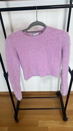 ZARA Crop Pullover  flauschig, neu (Größe M)