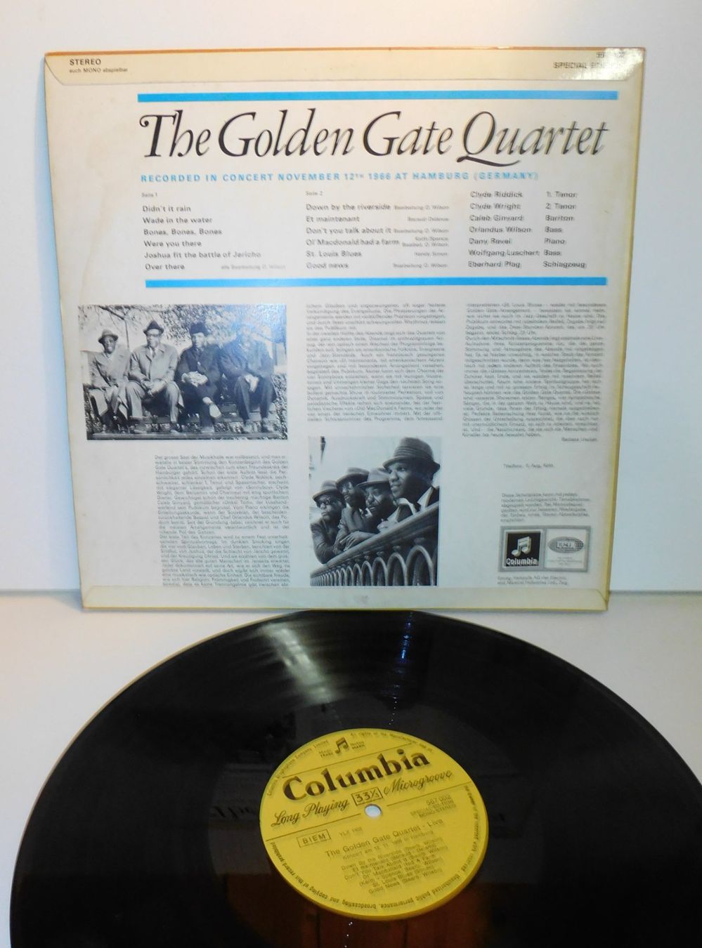 Dischi in vinile: LP - The Golden Gate Quartet Live -  1966 -  Schallplatte – Usato da Sursee venduto da 76 1