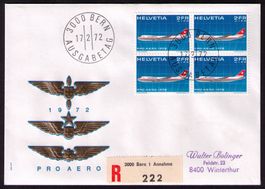 1972_F47_SWISSAIR Jumbo-Jet_17.2.72_3000 Bern_Vb-R-FDC !