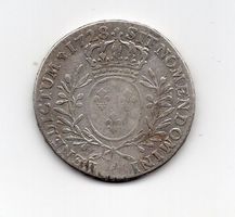 (2341) Frankreich, ½ Ecu 1728