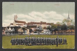 Aarau Schachen mit Militär Feldpoststempel