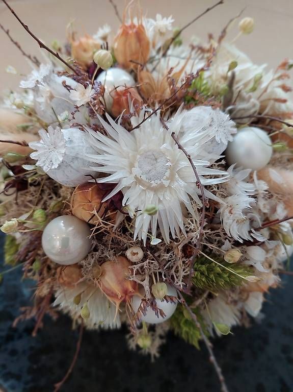 Tutte le decorazioni: Trockenblumen Gesteck. Kunst. Dekoration – Nuovo (secondo la descrizione) da windisch venduto da gravity2 4
