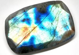 1x Labradorite coussin rectangle ou carré > 16.00 ct