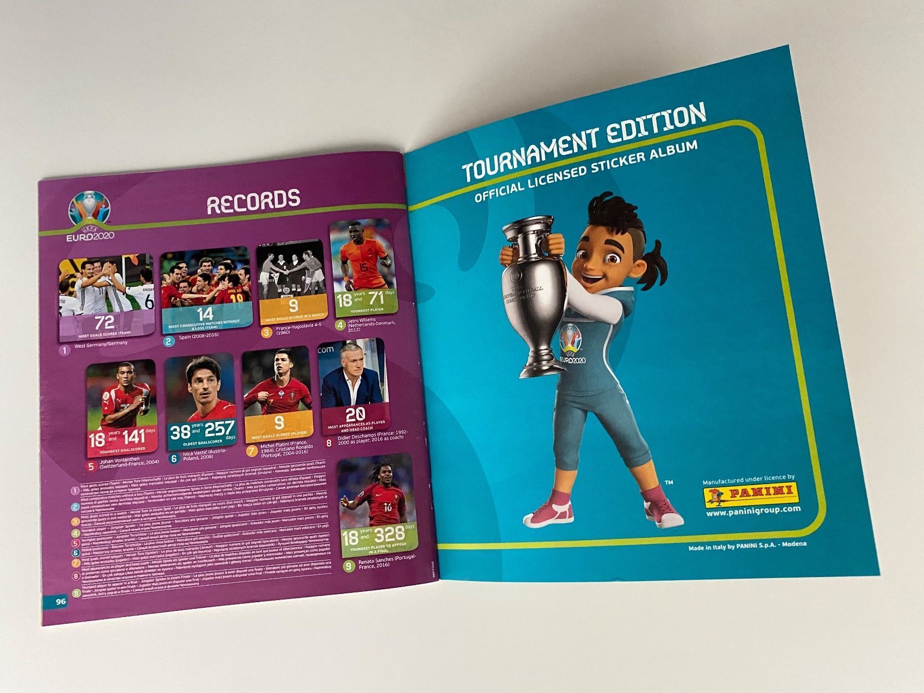 Panini Alben: Panini Leeralbum EM 2020. Version DE. Tournament Edition – Gebraucht aus Hergiswil LU von FcMalkov 8