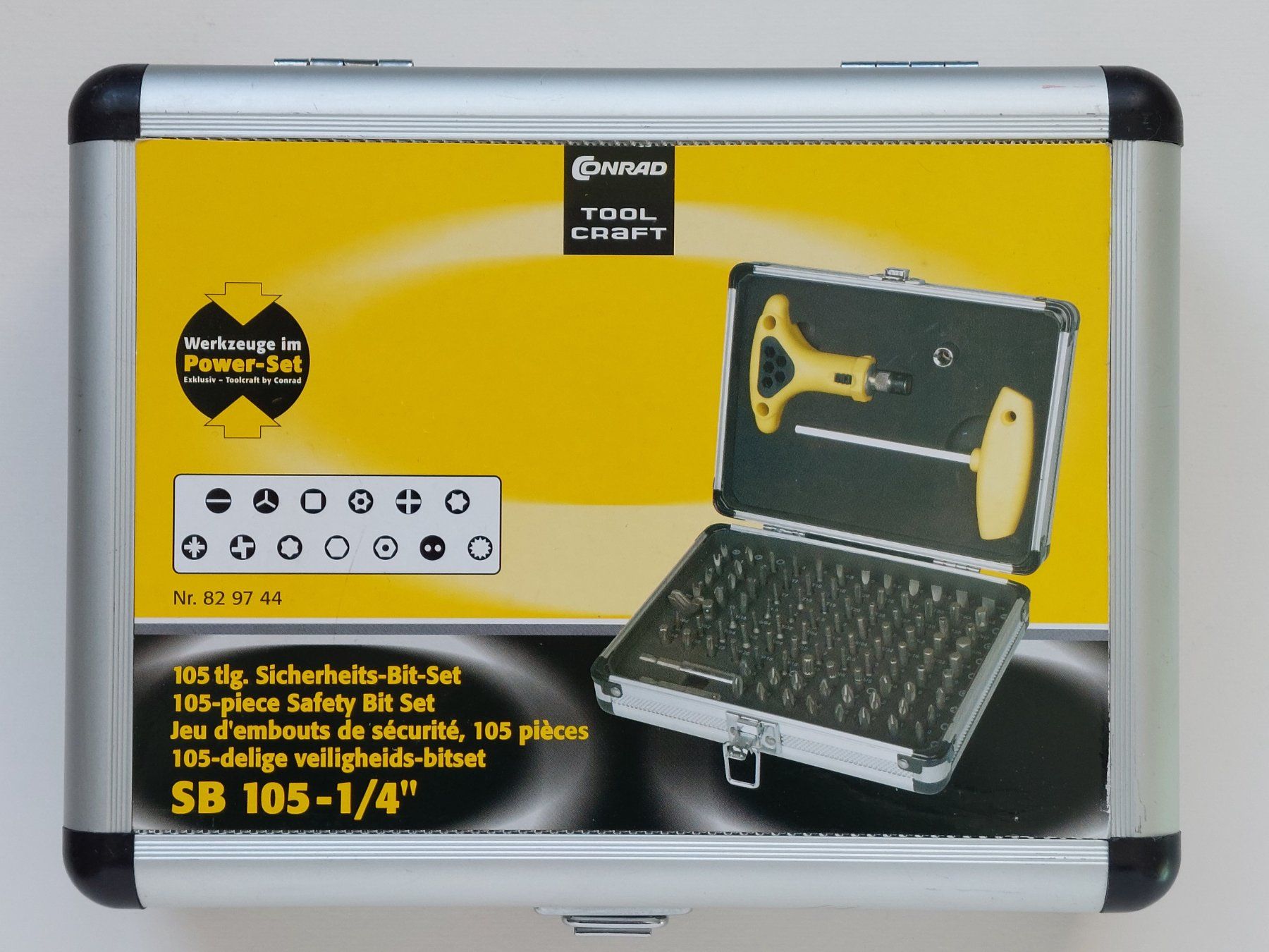 Alle Werkzeuge: 105-teiliges Sicherheits-Bit-Set von Toolcraft – Gebraucht aus Liebefeld von Helveticus6