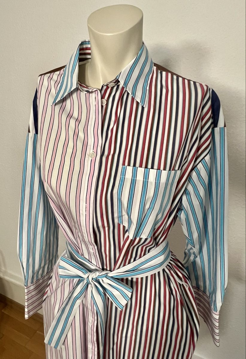 Vestiti: Bety Mitsch Kleid gestreift Grösse 36 Baumwolle – Usato da Basel venduto da Bettybooo 1
