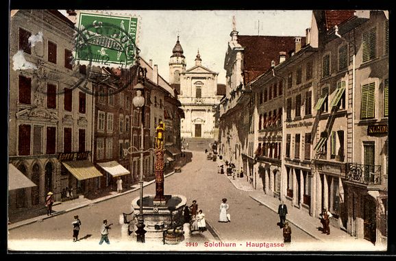 Cartoline postali: AK Solothurn, Hauptgasse – Usato da Berlin venduto da bartko-reher