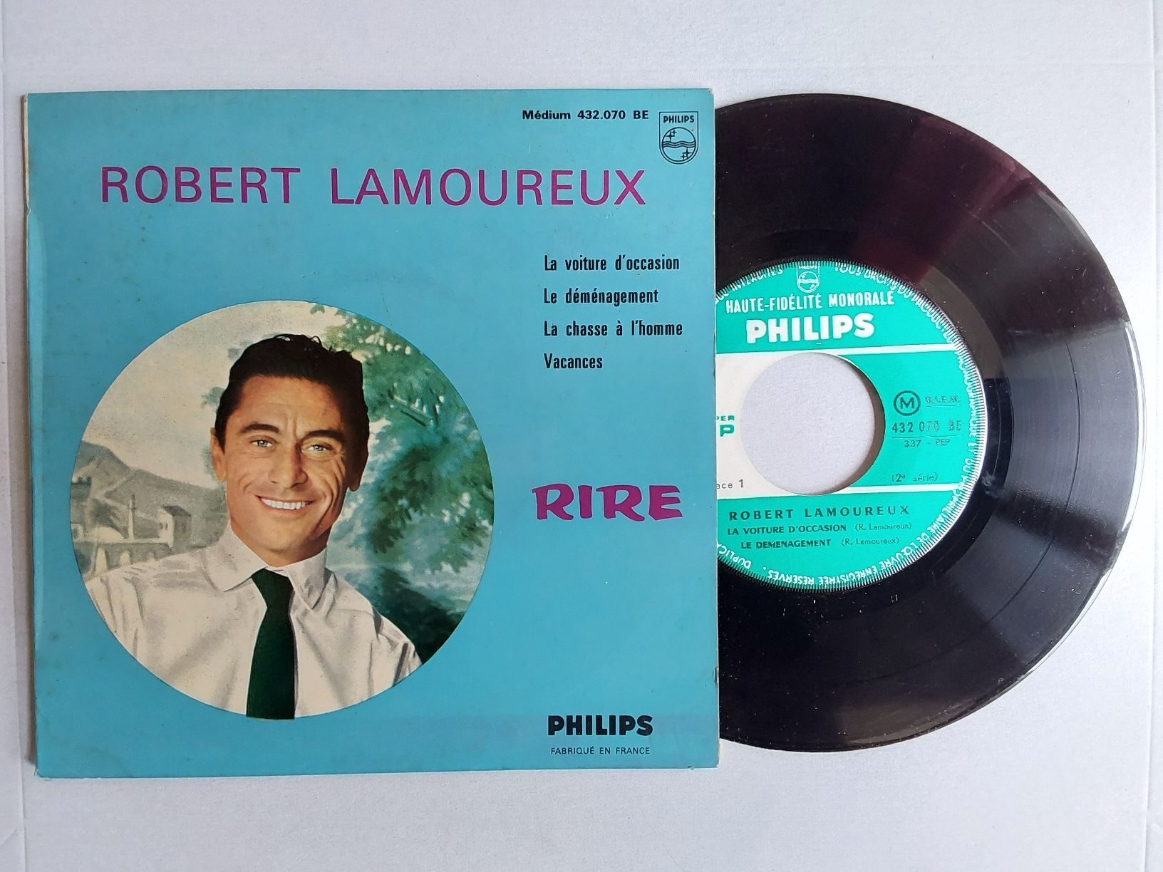 Dischi in vinile: Vinyl Single - Robert Lamoureux - Comedie – Usato da Villeret venduto da Fil11
