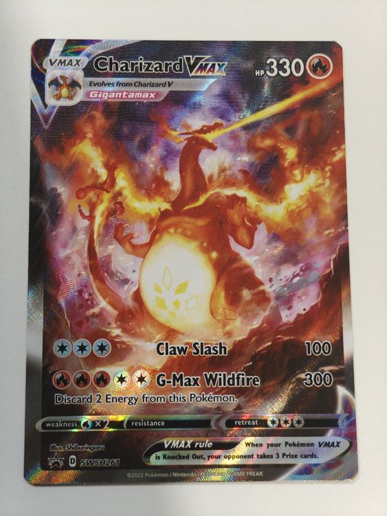 Charizard VMAX SWSH 261 Promo (Neu (gemäss Beschreibung)) in Therwil ...