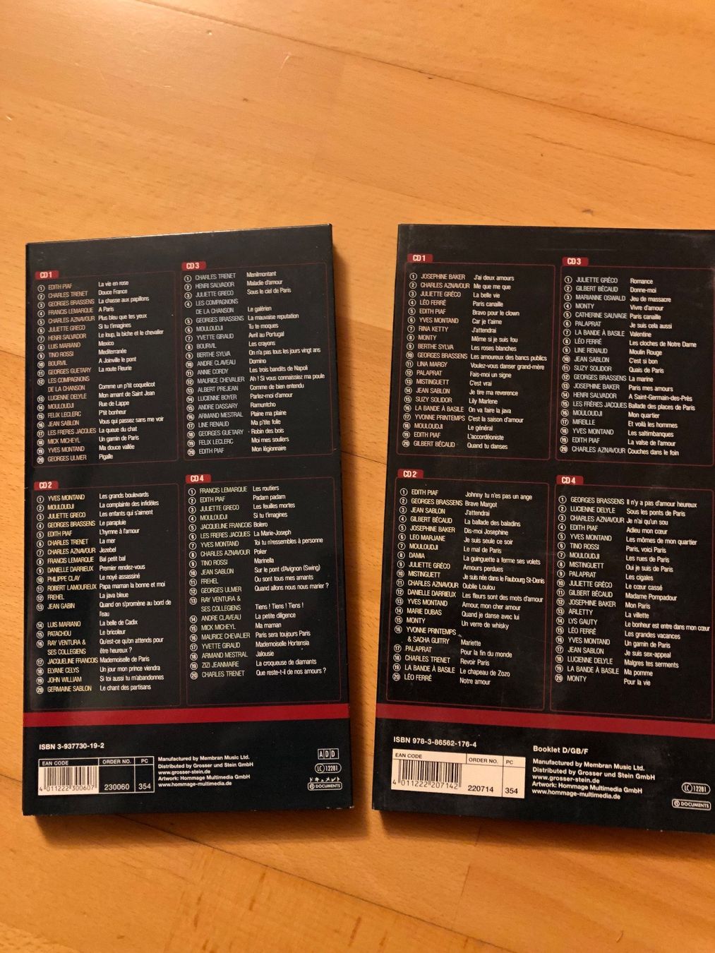 CD: Vive La chanson Vol. 1 und Vol. 2, 8 CD – Usato da Versoix venduto da chr_2rpz 3