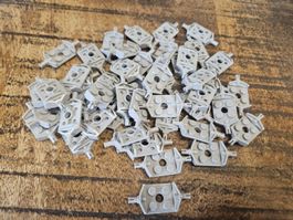 lego 6157 lot de 45 pièces Light Bluish Gray Plate,