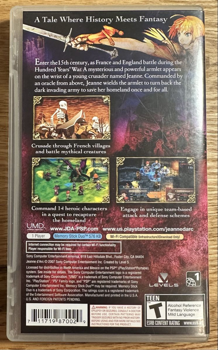 Giochi: Jeanne d’Arc PSP – Usato da Payerne venduto da gil_92mn 1