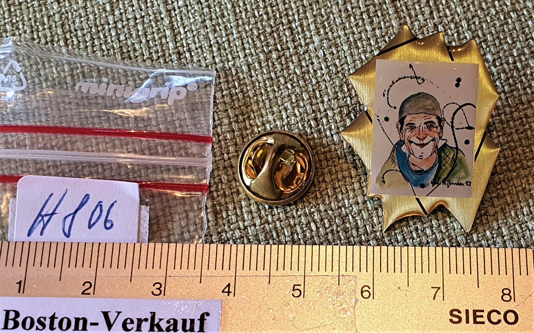 Placchette & Badge: H806 - Pin Schweizer Clown – Usato da Reinach BL venduto da Boston-Verkauf 1