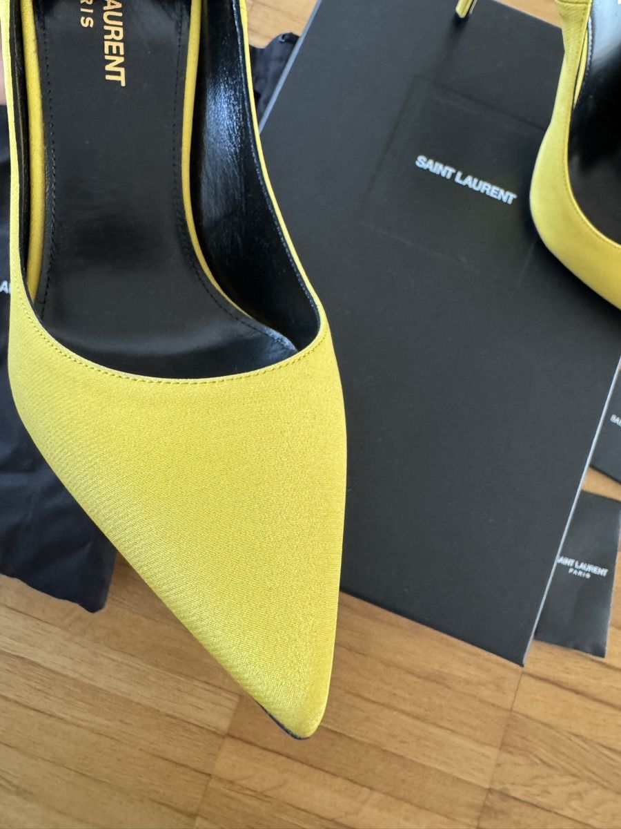 Saint Laurent Scarpe da donna: YSL Pumps silk Gr.38 / 10cm höher Absatz – Nuovo e nell'imballaggio originale da Pfäffikon SZ venduto da EMMA0111 2