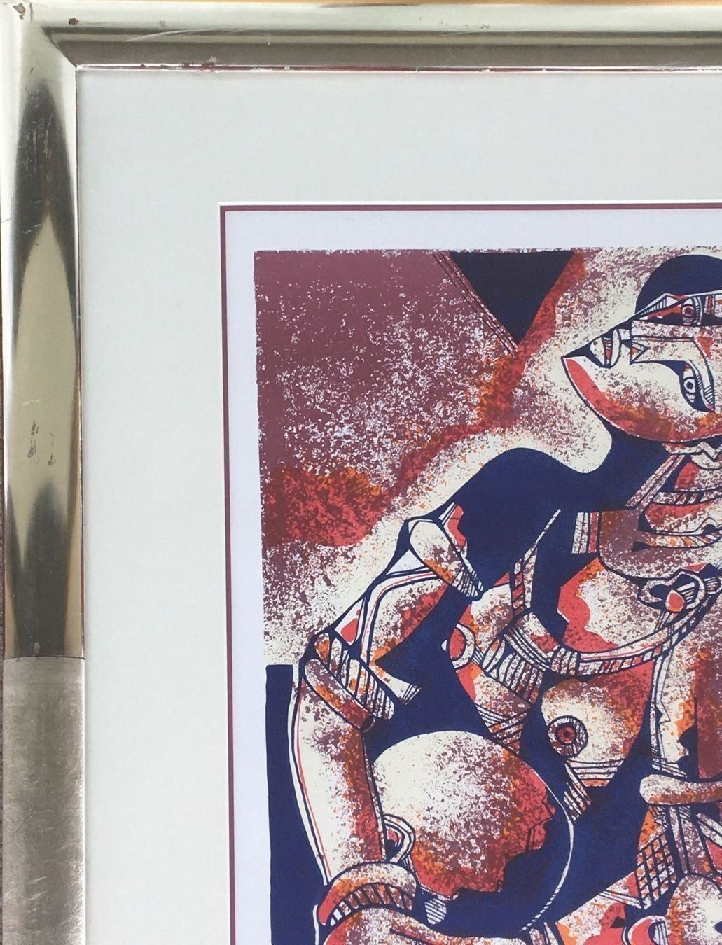 Grafica & Litografie: ADRIANO VAVA 1940 MIT RAHMEN – Usato da Gersau venduto da grafik-kunst 3