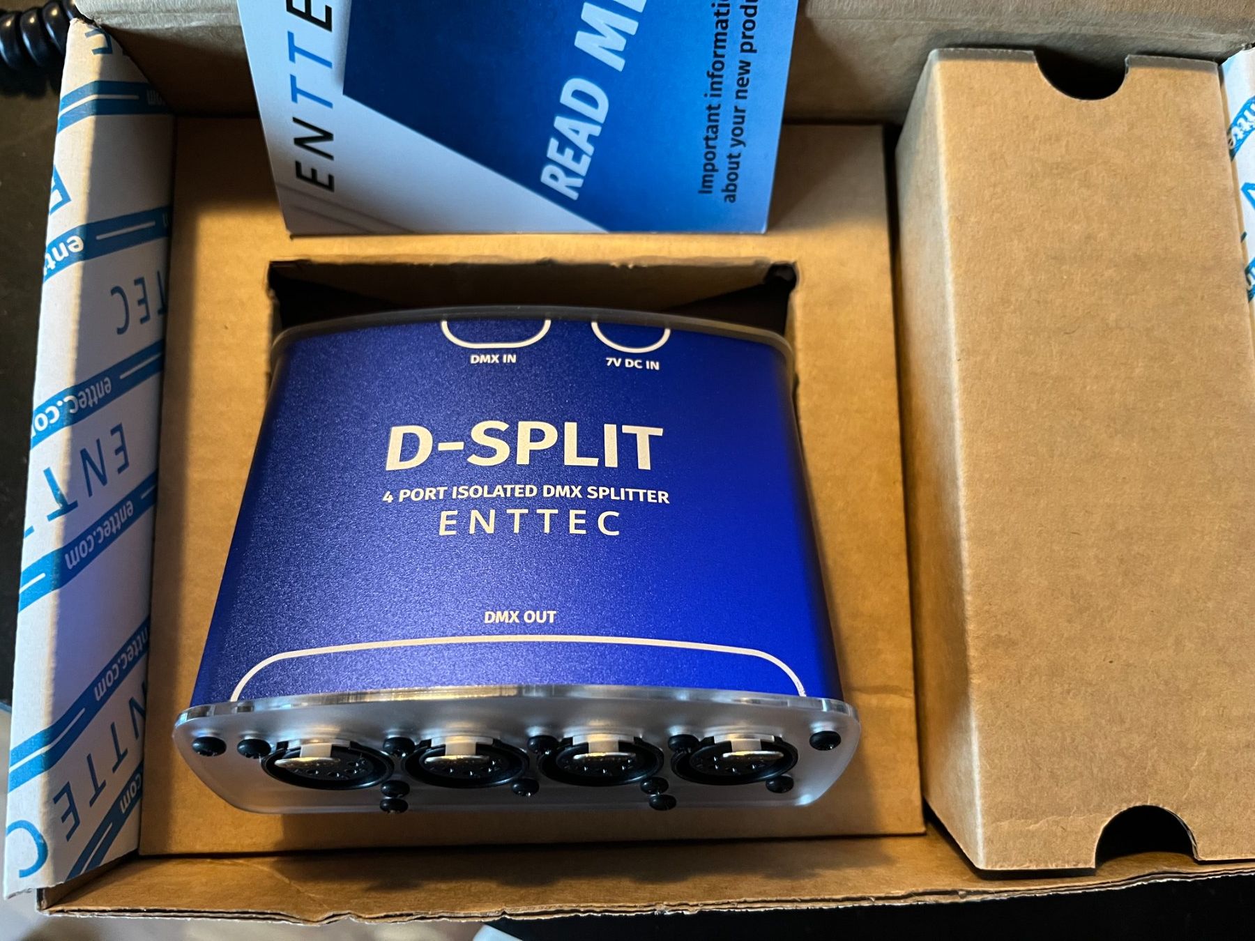 Unità & Adattatore: ENTTEC D-Split 4-Port DMX Splitter  - Top Zustand – Nuovo (secondo la descrizione) da Benken SG venduto da Netzton