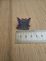 Flügelkatze - Pin Badge Anstecker
