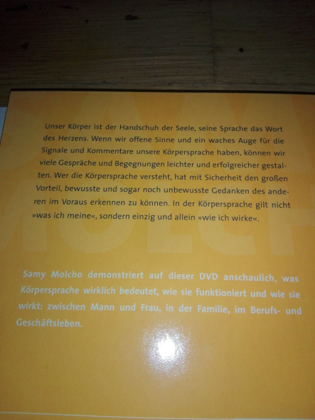 Alle DVDs: Samy Molcho - Live    (Zwei Teile) – Gebraucht aus St.Gallen von elk2022 4