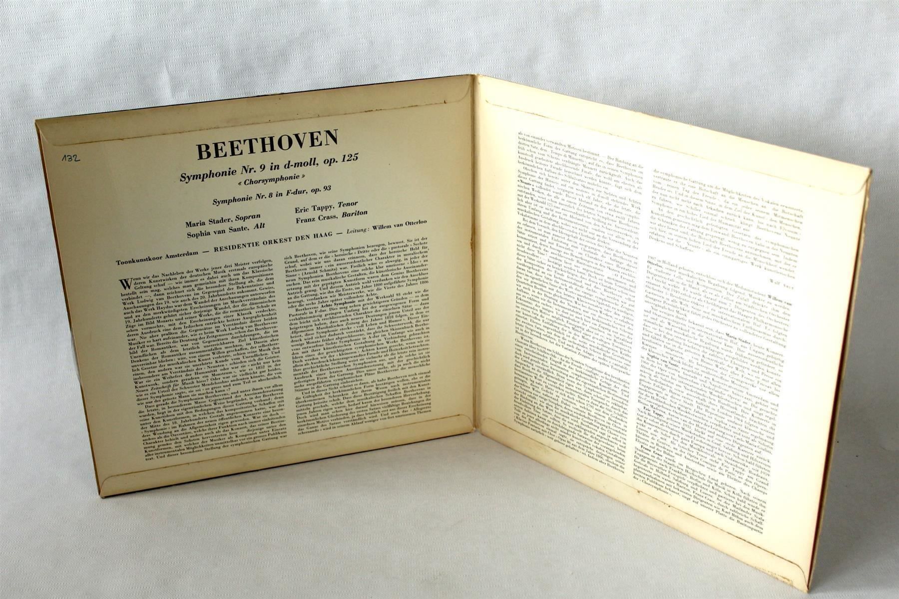 CDs: BEETHOVEN: Synphony No. 8 & 9. Otterloo – Gebraucht aus Bern von kultiges 5