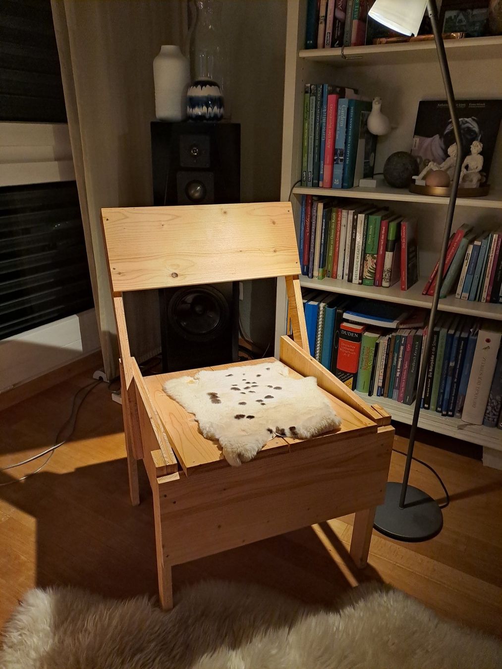 OKAFFAREFATTO Buchenholz-Stuhl Venezia – Sitz Aus Stroh, Unbehandelt, Made In Italy