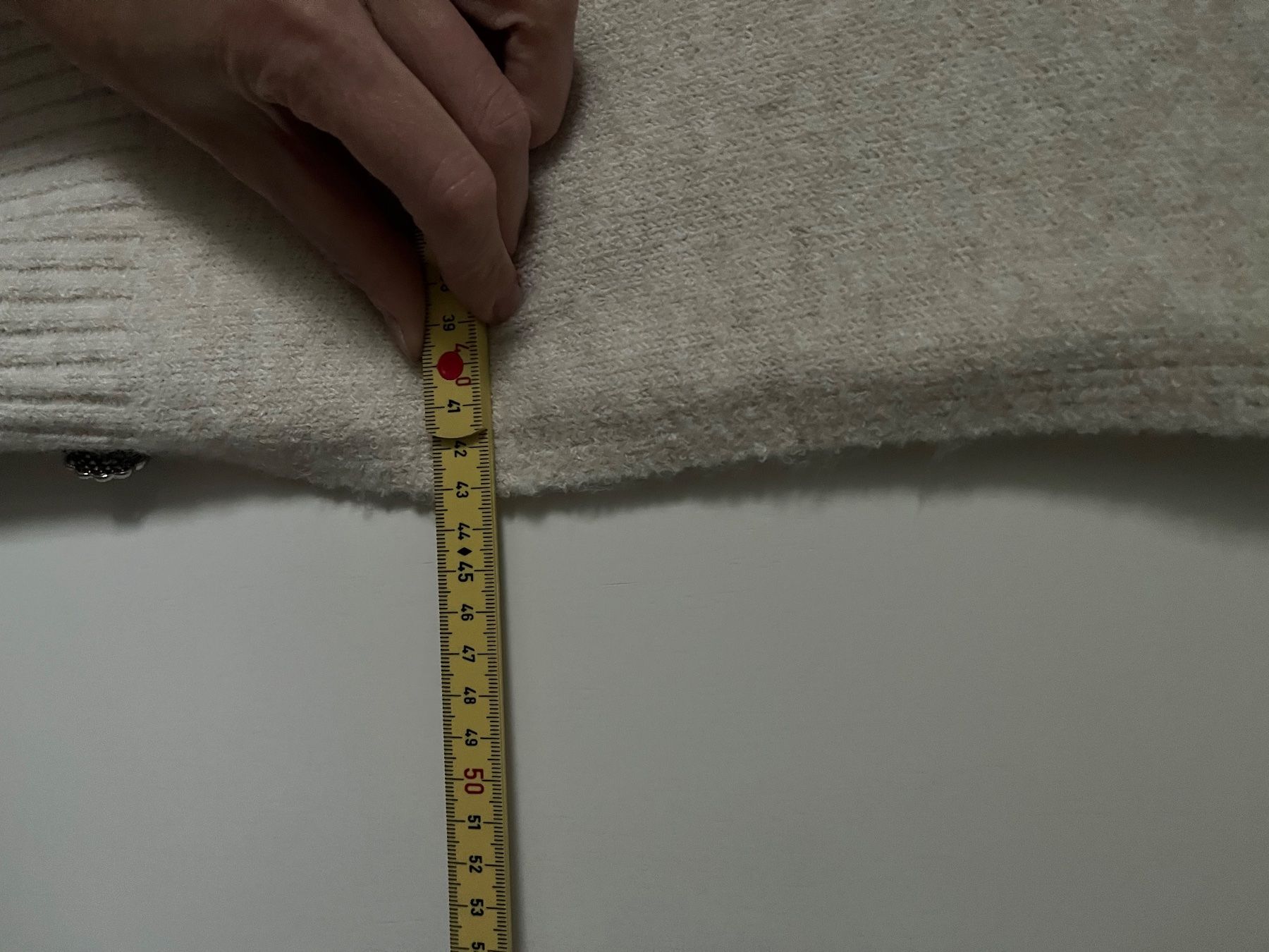Vila Gilet & Giacche senza maniche: Wolliger Pullover-Weste mit Kragen, Gr. M, glitzer-Knöpfe – Nuovo (secondo la descrizione) da Baar venduto da DealDiHei 5