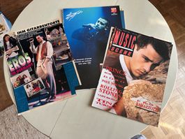EROS RAMAZZOTTI tolle Bericht + Poster Sammlung inkl. 80's