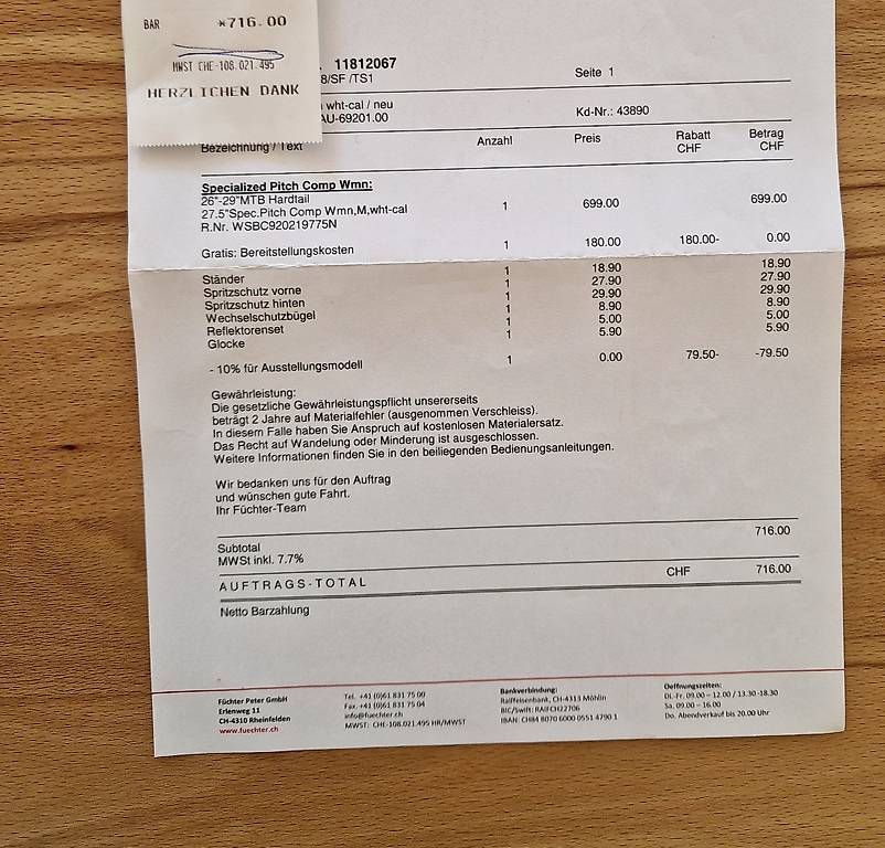 Specialized Biciclette: Specialized Bike – Usato da Möhlin venduto da Buurs 3